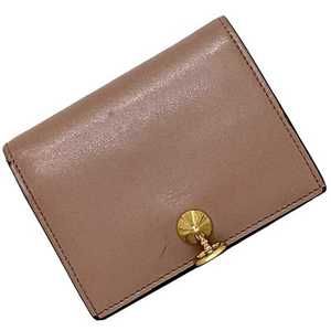 Fendi Bi-fold Wallet ec-23632 Pink Beige By the Yard 8M0387 Leather 6GM 189 3...